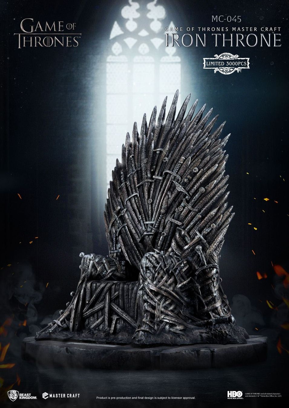 Hot Toys Statuette: Game of Thrones Iron Throne MC-045 Beast Kingdom – Nuovo e nell'imballaggio originale da Sisseln AG venduto da schenk-figuren 1