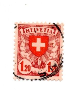 Tutti i francobolli: 30c     CH 1940 Scudo Svizzera – Usato da BREGANZONA venduto da adelio8