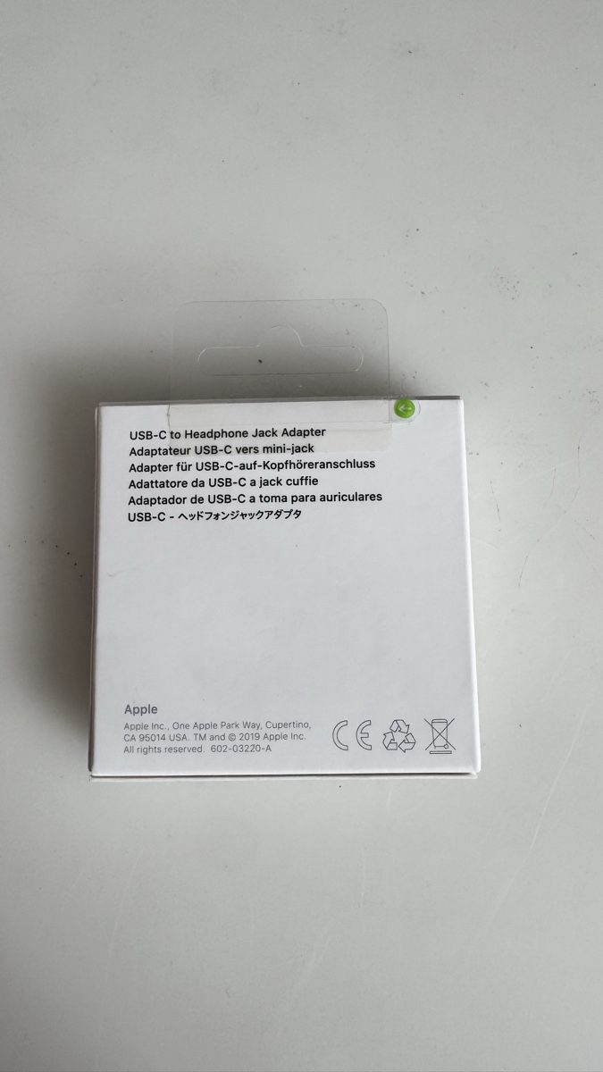 Apple Lecteurs & Adaptateurs: Adapter USB-C - Kopfhörer – Neuf avec emballage d'origine à Wattwil par chi_11o 1