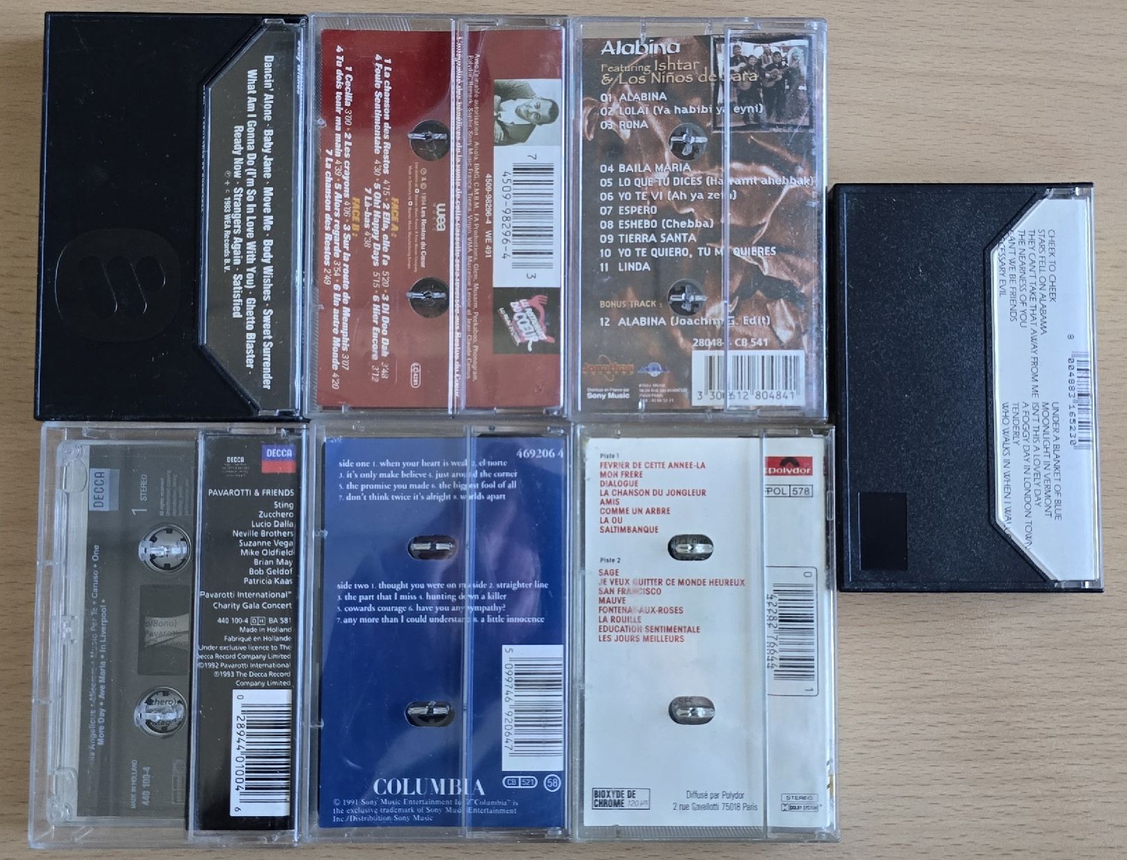 Musicassette: Lot de 7 cassettes audio variées. – Usato da Genève venduto da Alexd8 1