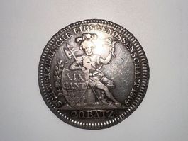 20 Batzen 1809 Aargau ss+