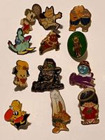 12 Pin Figuren Comic Tiere (56)