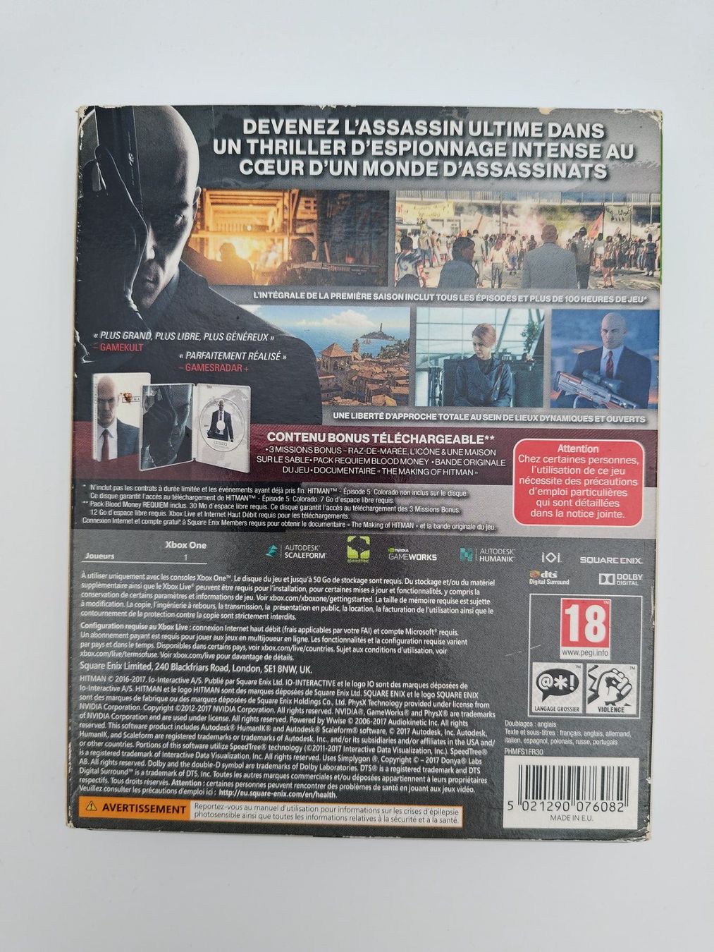 Spiele: Hitman: Édition Steelbook - Xbox One – Gebraucht aus Courtemaîche von Atelier.tech 1