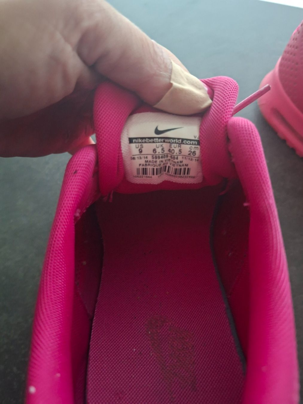 Nike Scarpe da donna: Nike pink, EU 40.5 (26 cm) – Usato da Baden venduto da rocket85 1