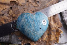 Apatit Blau herz  60mm    Räumung ab 5.-