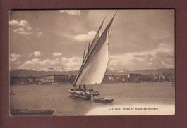 GENEVE - Barque du Léman dans la rade - 1911