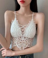 NEUES Crop Top mit Brust Pads weiss Gr. XS - 223018