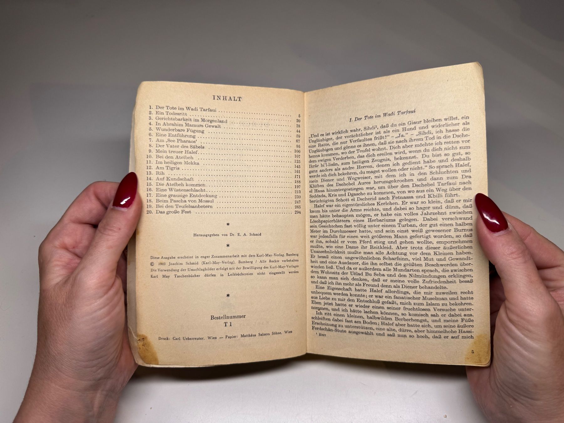 Libri: ROMAN: Karl May, Durch die Wüste – Usato da Grosswangen venduto da Kleine.Knoepfe 4