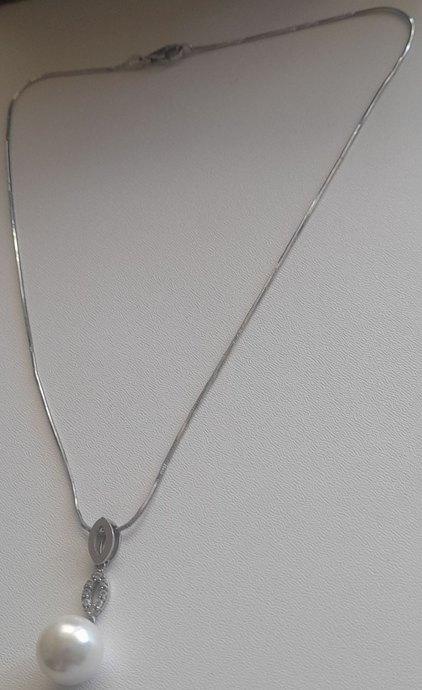 Ketten: Collier en argent 925,et Perle.  – Gebraucht aus Lausanne von Glam-Luxe 5