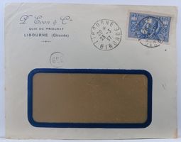 Libourne (Gironde) 1937 / Stempel Libourne Gironde und 259
