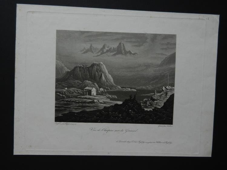 Stiche: Vue hospice Grimsel – Gebraucht aus Risch von Rischli15