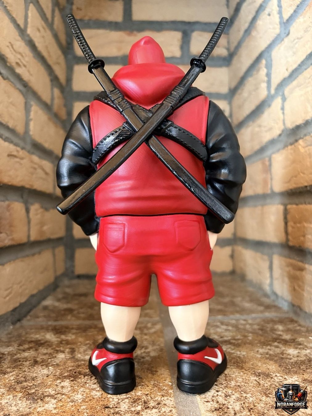 Marvel Statuette: Handbemalte 3D-gedruckte Fat Deadpool – Nuovo e nell'imballaggio originale da Fislisbach venduto da tam_t828 3