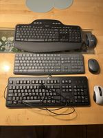Tastatur und Maus Set 3 Stk. Logitech HP gebraucht