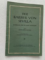 Der Barbier von Sevilla, Rossini, Regibuch/Souffierbuch, Rar