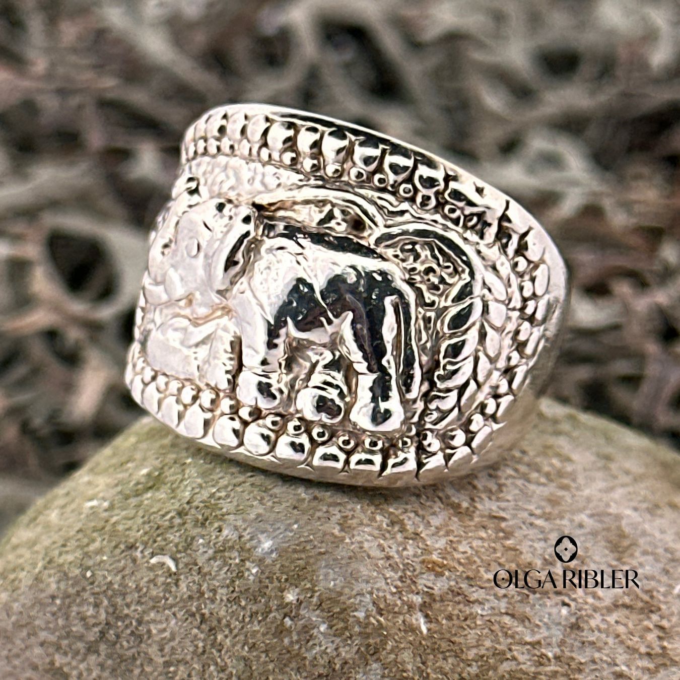 Olga Ribler Anelli: Elephanten Silber Ring 925 Grösse 60 – Nuovo (secondo la descrizione) da Luzern venduto da Schmuckoutlet 2