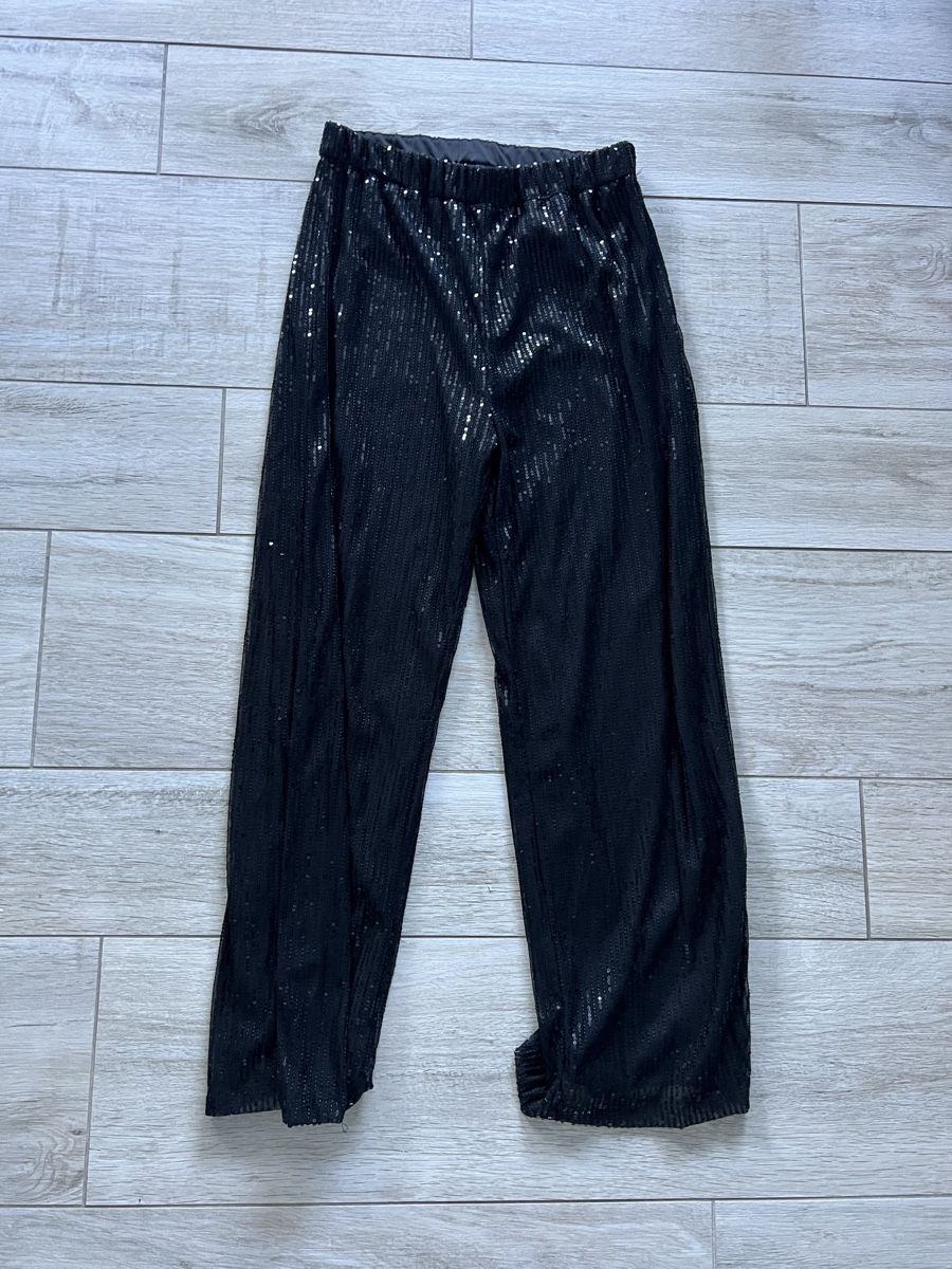 Hosen: Pantalon à pailettes noir – Neu (gemäss Beschreibung) aus Riva San Vitale von anouky01