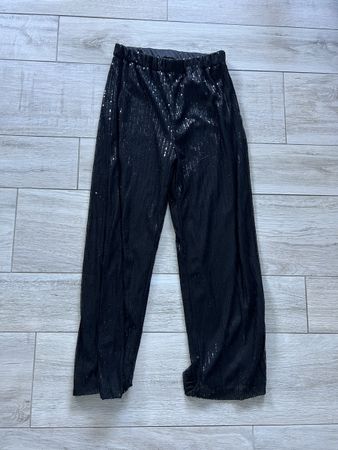 Pantalon à pailettes noir