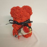 Rosenbär Rosen Bär Valentinstag Dekobär aus Rosen, Neu!