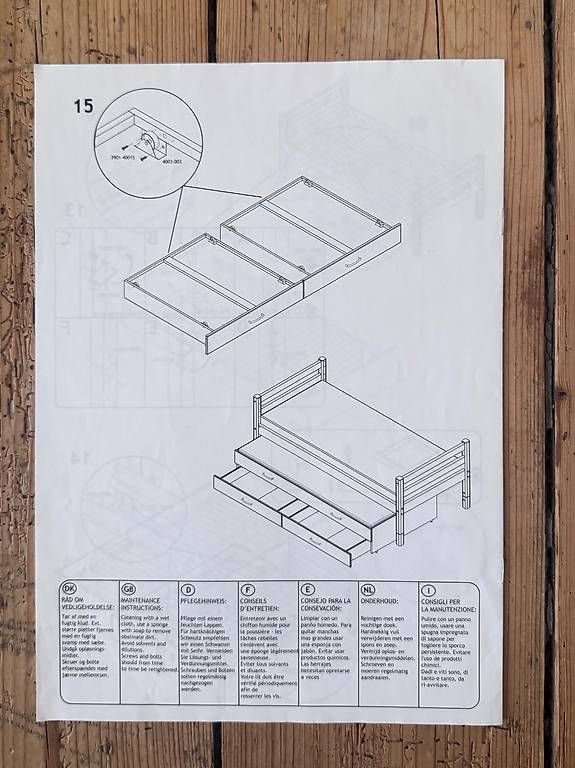 Flexa Letti: Flexa Classic Schubladenbett / Gästebett weiss – Usato da Winterthur venduto da bin_y5kb 3