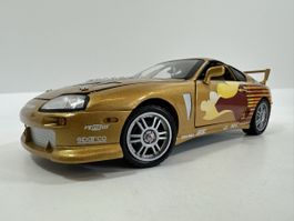 Toyota Supra MK4 1:18 Fast & Furious, goldmetallic, ERTL