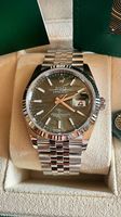 Rolex Datejust 36, NEU, Green Palm Zifferblatt, Full-Set