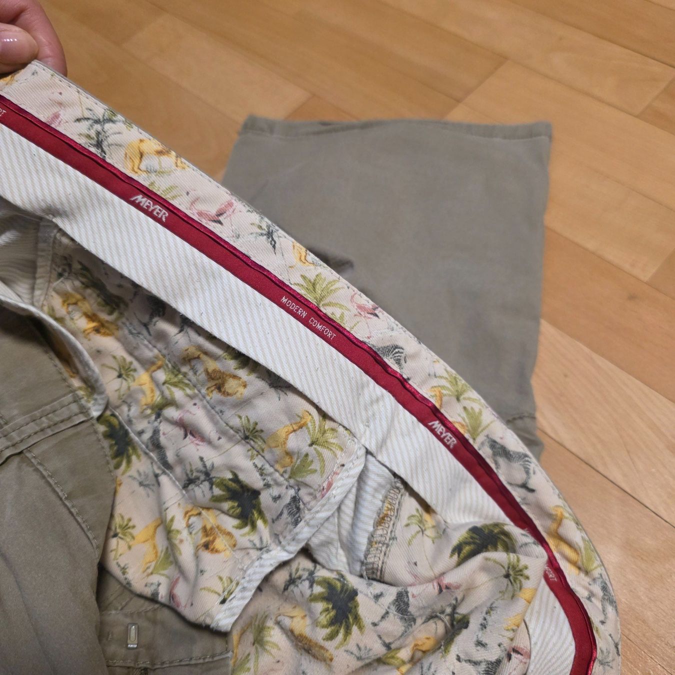 Pantaloni: Meyer Herren Bermudas Gr. 58 Baumwolle – Usato da Wald ZH venduto da CapLux 2