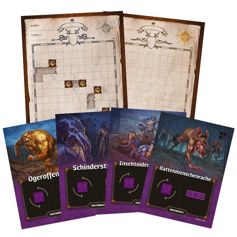 Pegasus Spiele Giochi: Erweiterung Der Kartograph: Neue Entdeckungen – Nuovo e nell'imballaggio originale da Uster venduto da Ludit