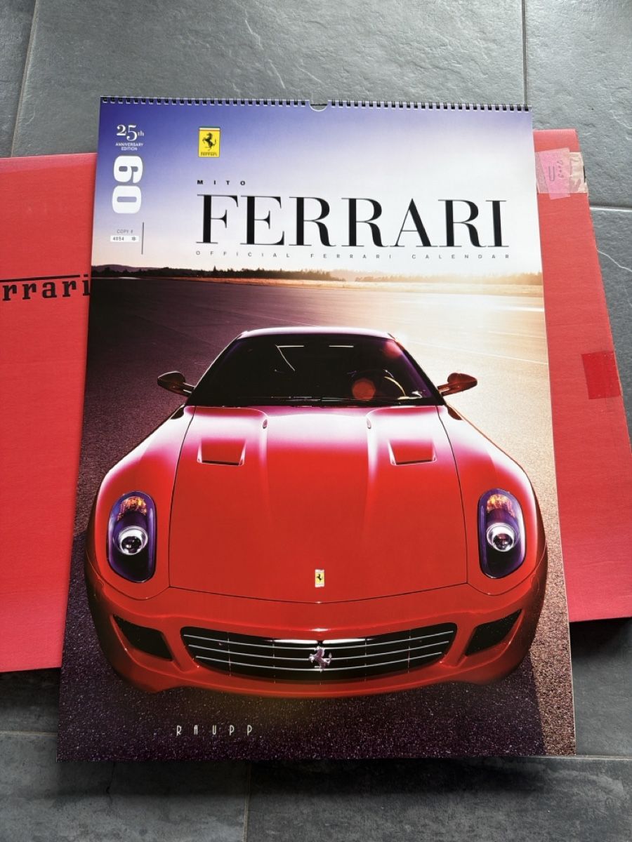 Ferrari Calendari: Original Ferrari Kalender 2009 – Usato da Wolfwil venduto da Rolex1