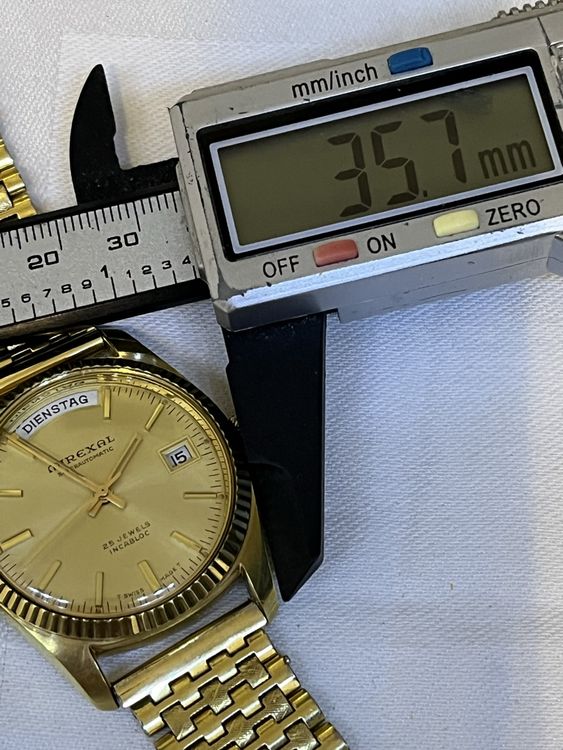 Élégante Mirexal Superautomatic Day-Date Modèle président (Gebraucht ...