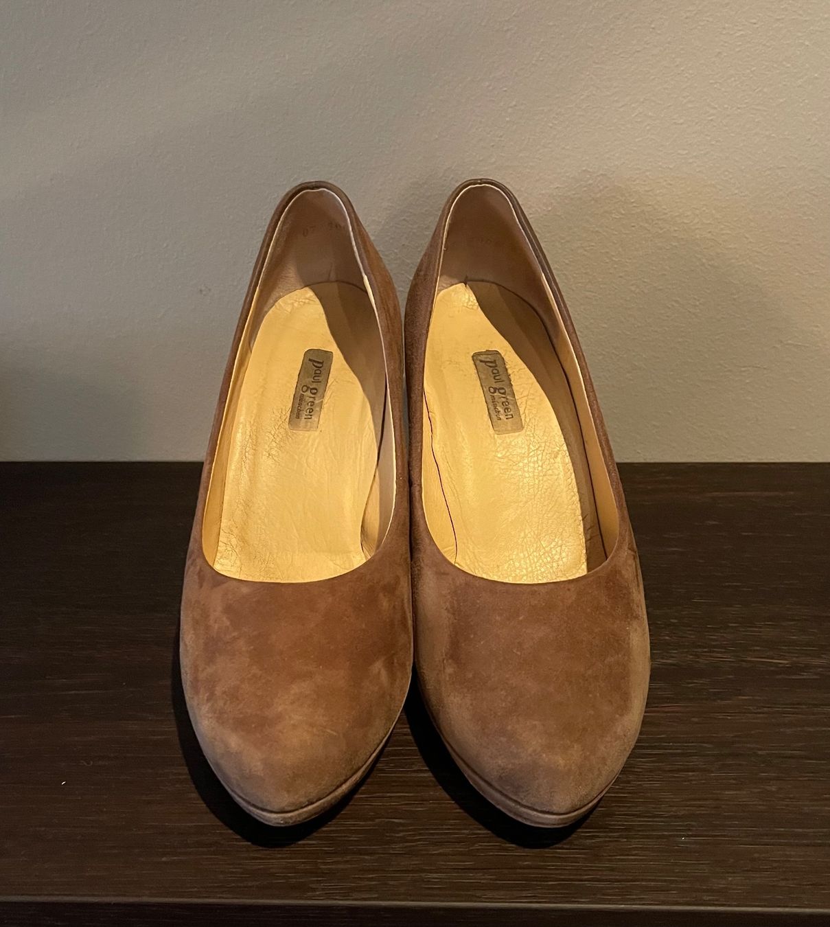 Paul Green Damenschuhe: Wildleder Pumps Gr. 36 Cognac - Trendfarbe – Gebraucht aus Weiningen ZH von san_7hsm 1