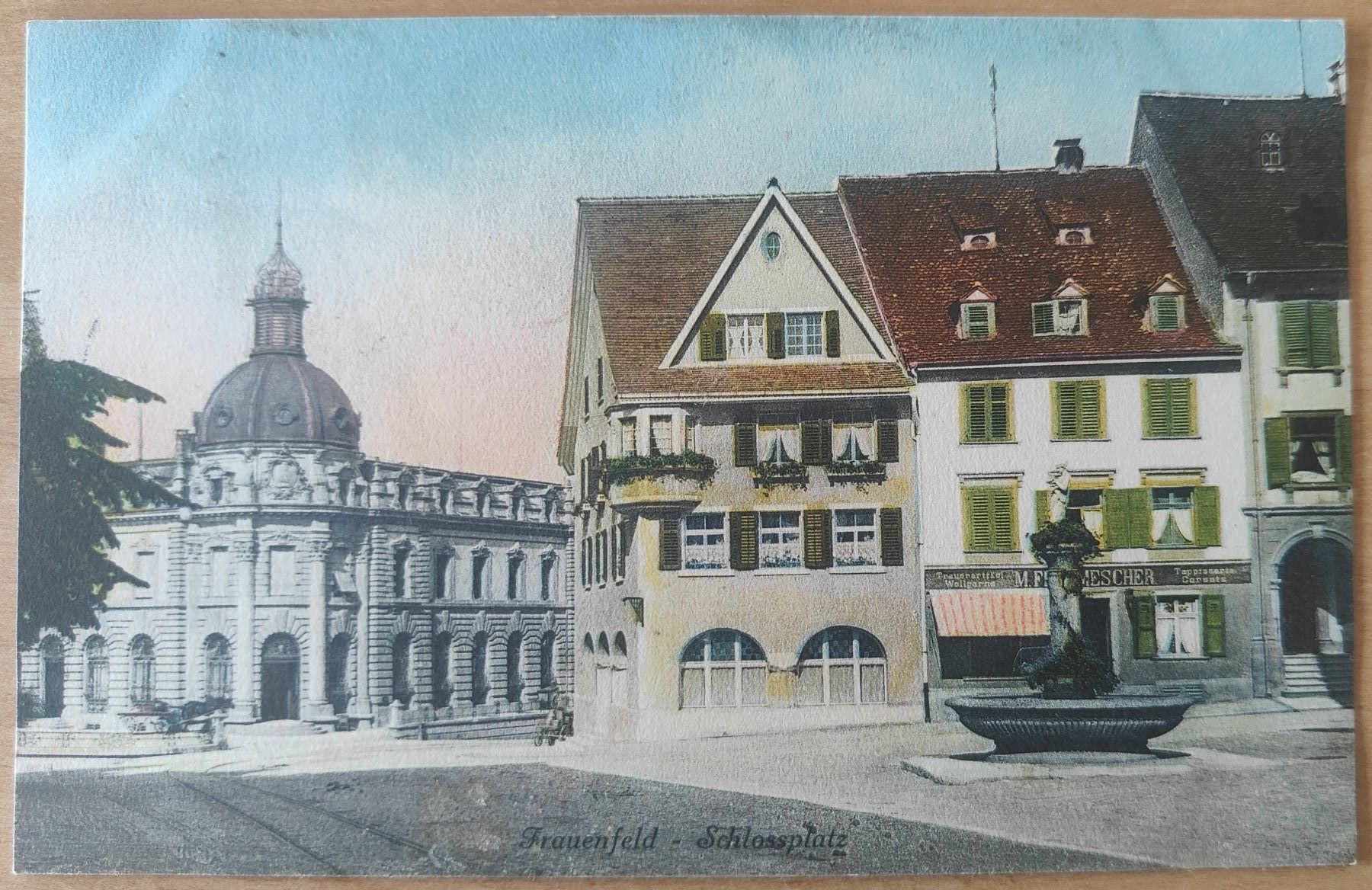 Cartoline postali: Frauenfeld Schlossplatz um 1910 – Usato da St. Erhard venduto da Chaeferli6