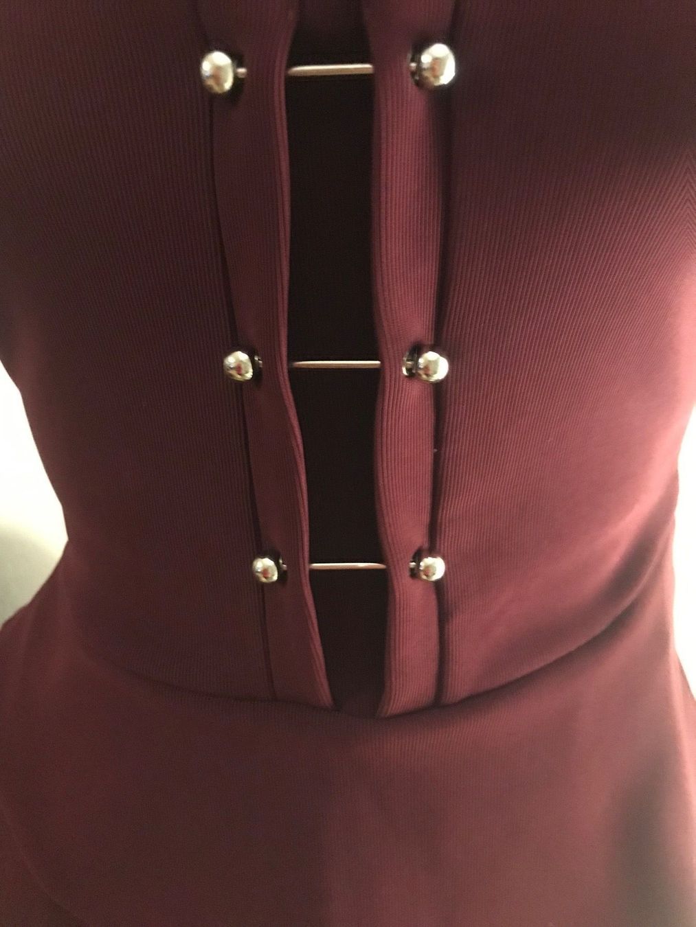 Vestiti: Wine colored peplum dress – Usato da Affoltern am albis venduto da onlyrose123 3