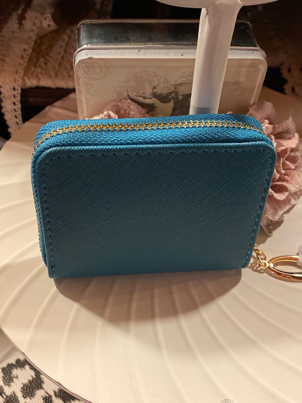 Portamonete: DAMEN PORTEMONNAIE TÜRKIS – Nuovo e nell'imballaggio originale da Meienried venduto da ManuelaBoutique 1