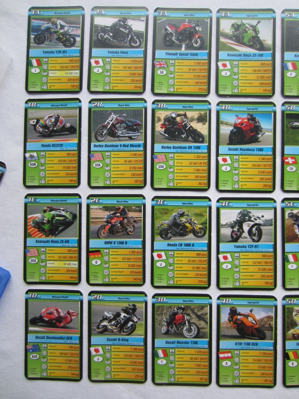 Ravensburger Giochi: HOT BIKES Quartett Ravensburger Spielkarten – Nuovo (secondo la descrizione) da Sursee venduto da Tschiger 2