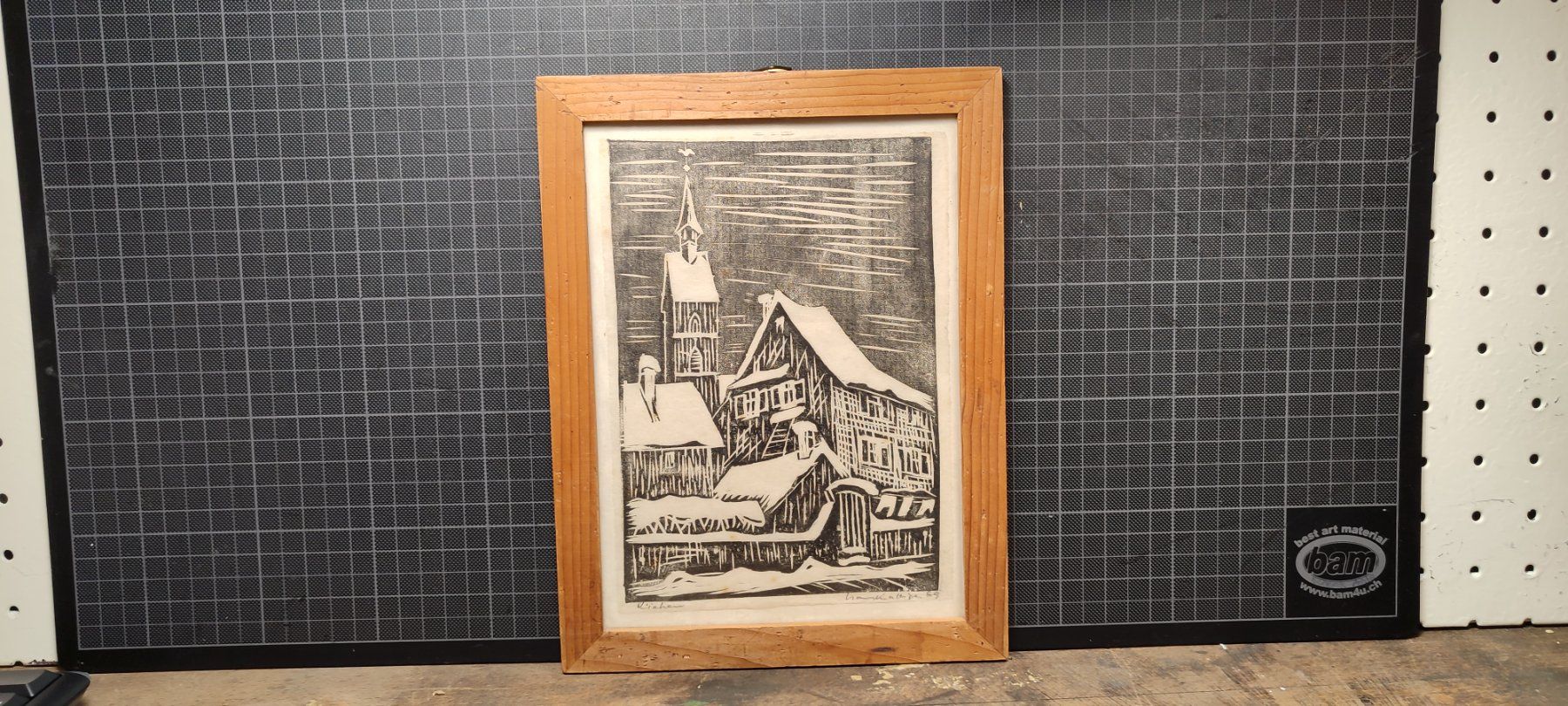 Poster & Bilder: Wunderschönes Bild von Hans Krattiger Riehen – Gebraucht aus Gelterkinden von MYSTOREFORYOU4460ART 1