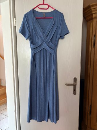 Damen Kleid blau Grösse L Länge 120cm guter Zustand
