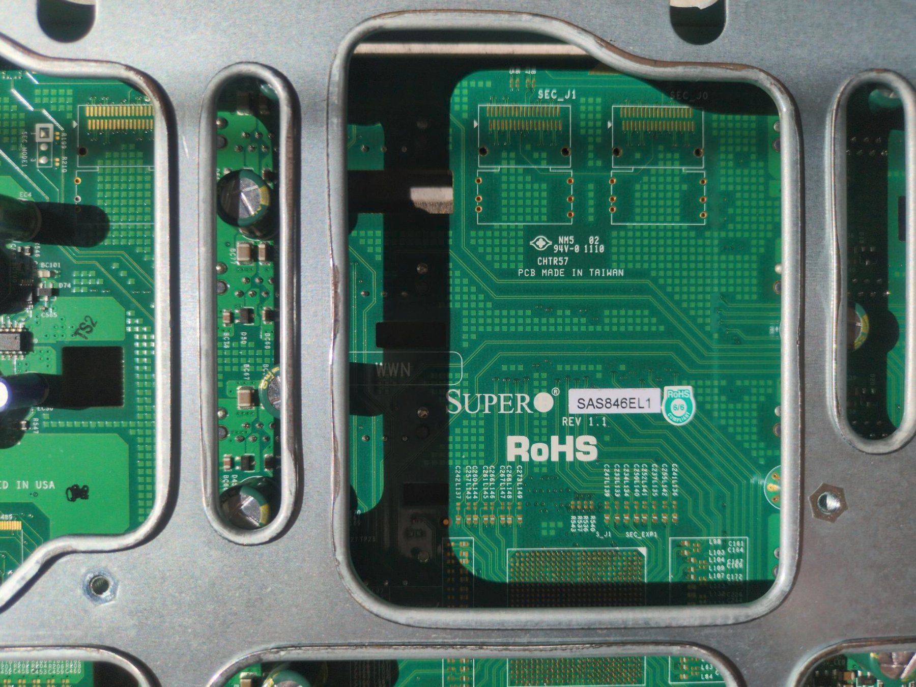 Componenti elettronici: Zwei Supermicro Backplanes BPN SAS846EL1 – Usato da Langenthal venduto da YElektra 2