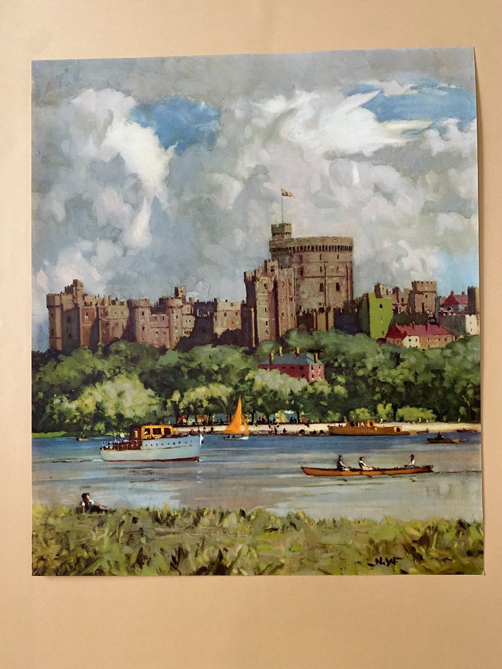 Foto & Immagini: Original Vintage Poster - Windsor Castle – Usato da Zürich venduto da jesulin05