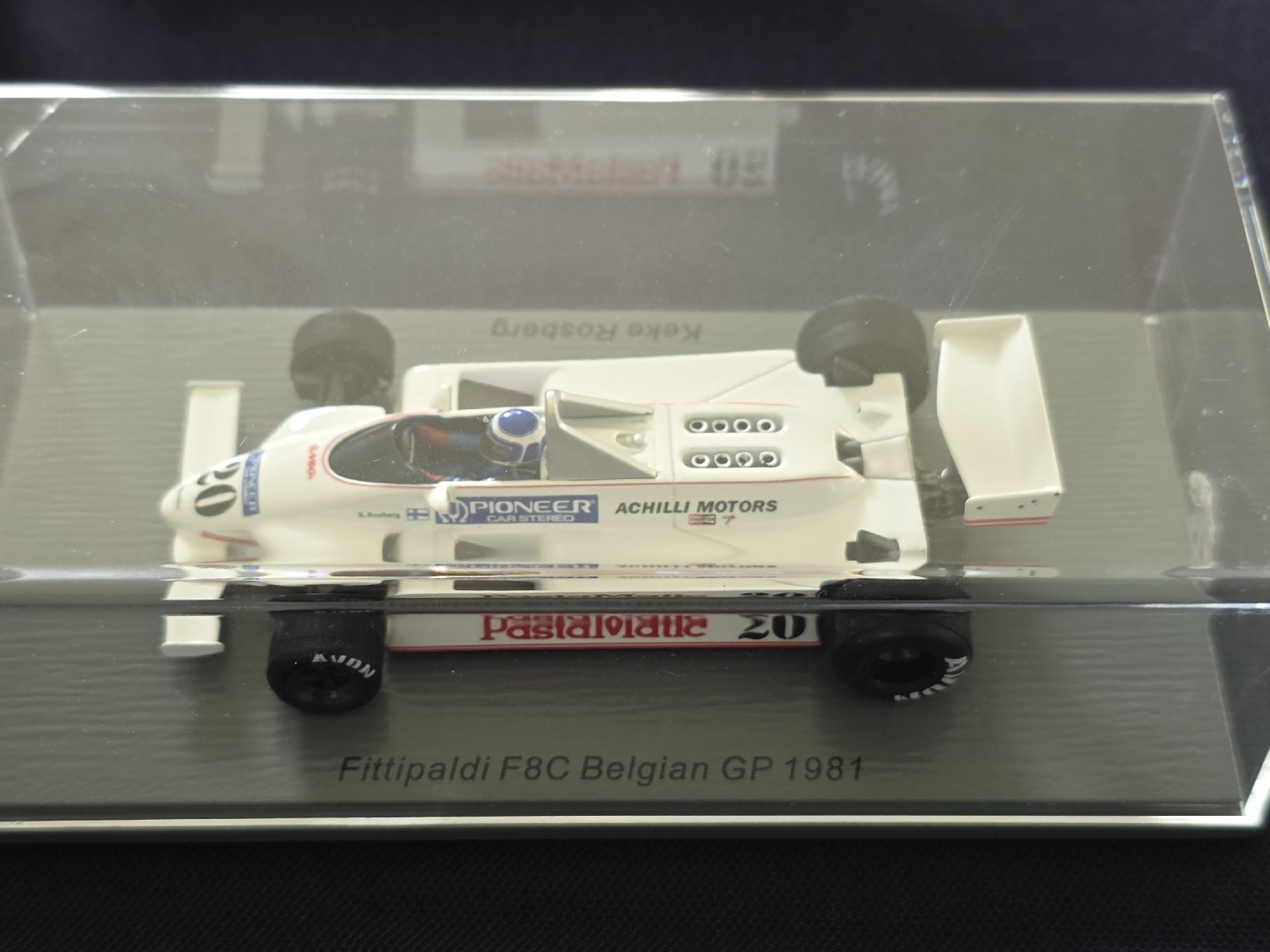 Spark Modellini d'auto: Fittipaldi F8C Keke Rosberg – Nuovo e nell'imballaggio originale da Bilten venduto da C21 1