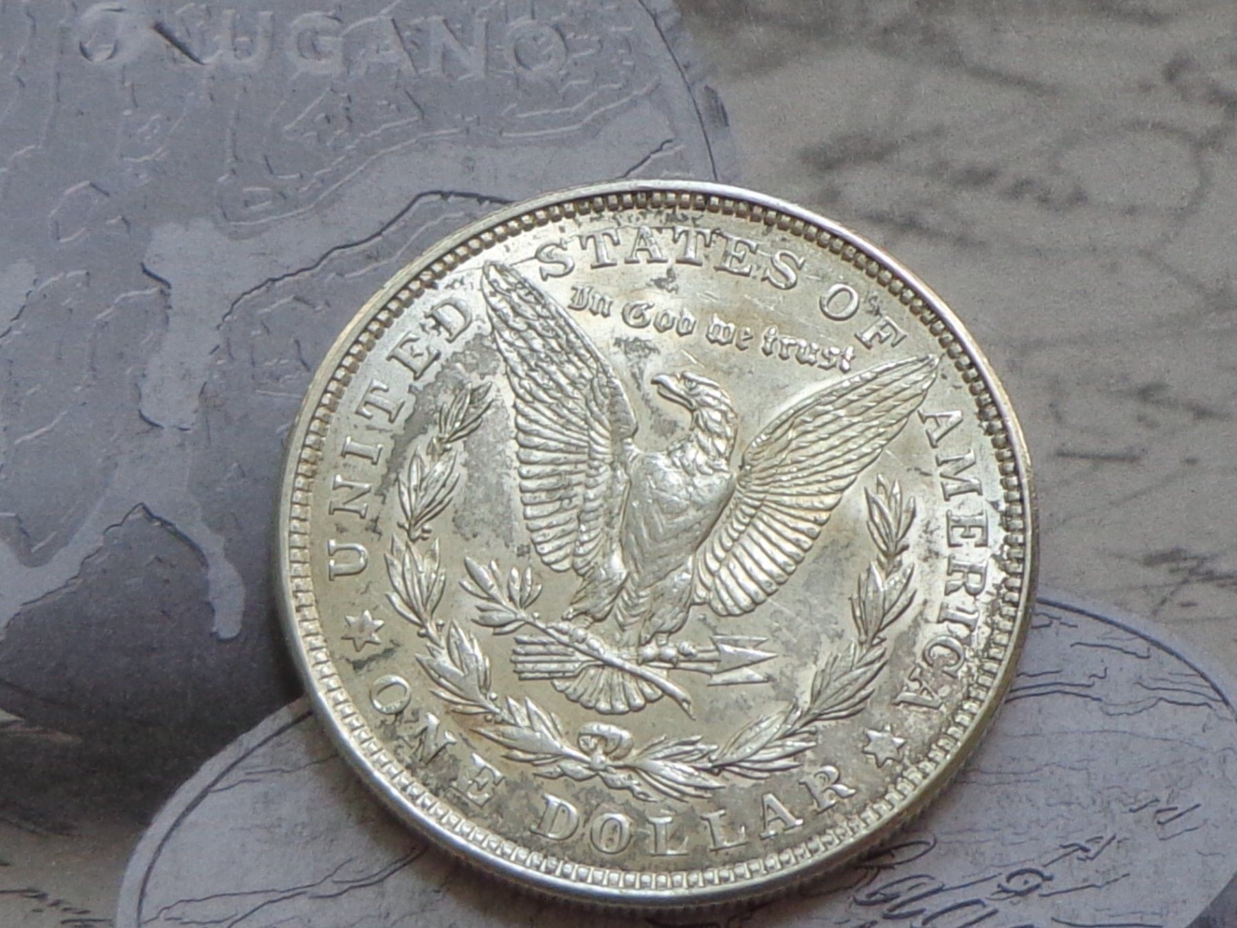 Tutti le monete: 1 dollar USA 1921 "Morgan dollar" – Usato da Pully venduto da UCA01