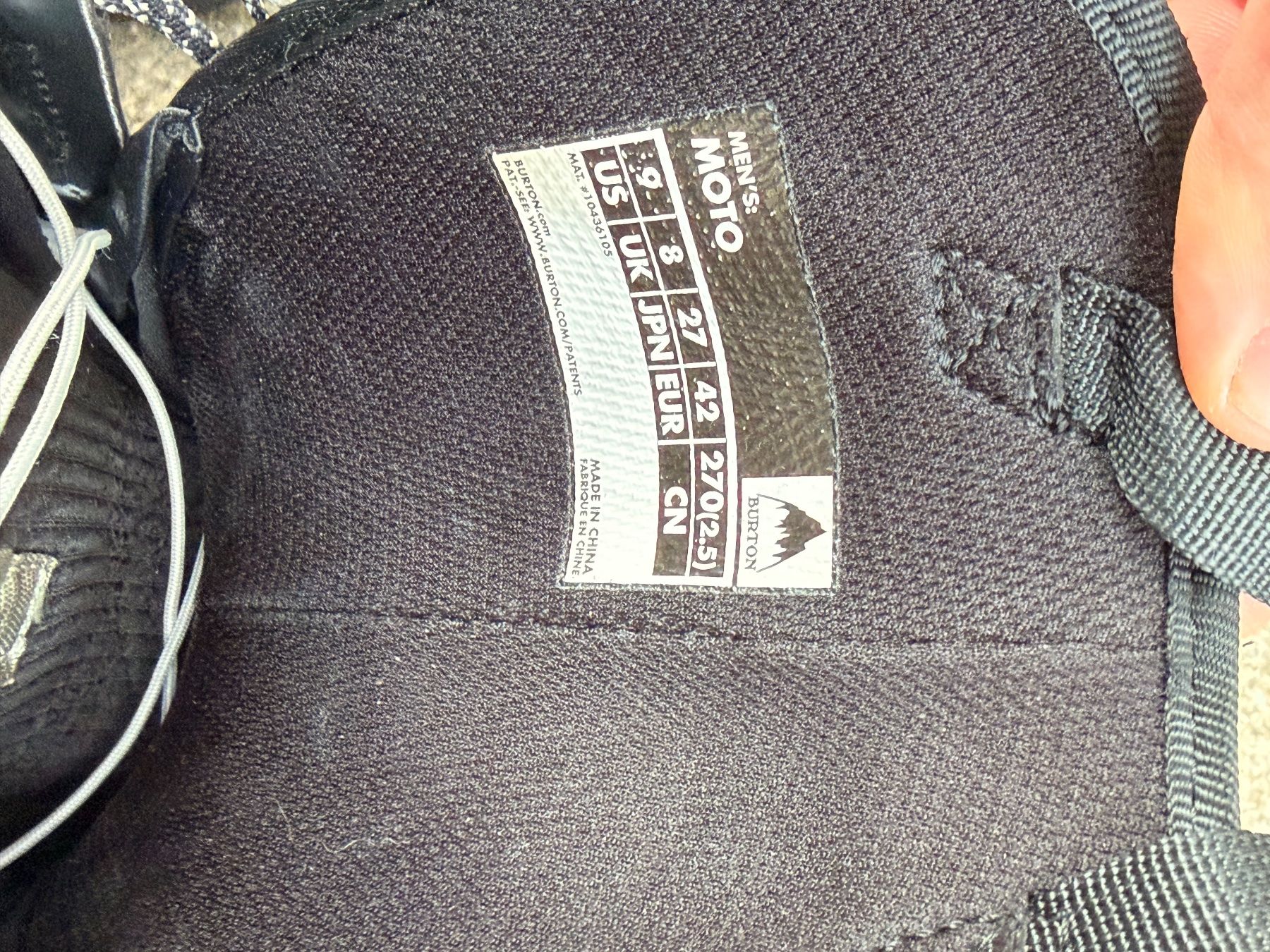 Burton Chaussures hommes: Burton Moto Gr.42 – D'occasion à Niederbipp par ced_2jtt 1