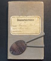 Dienstbüchlein INFANTERIE Füsilier 1928 m. Grabstein MILITÄR
