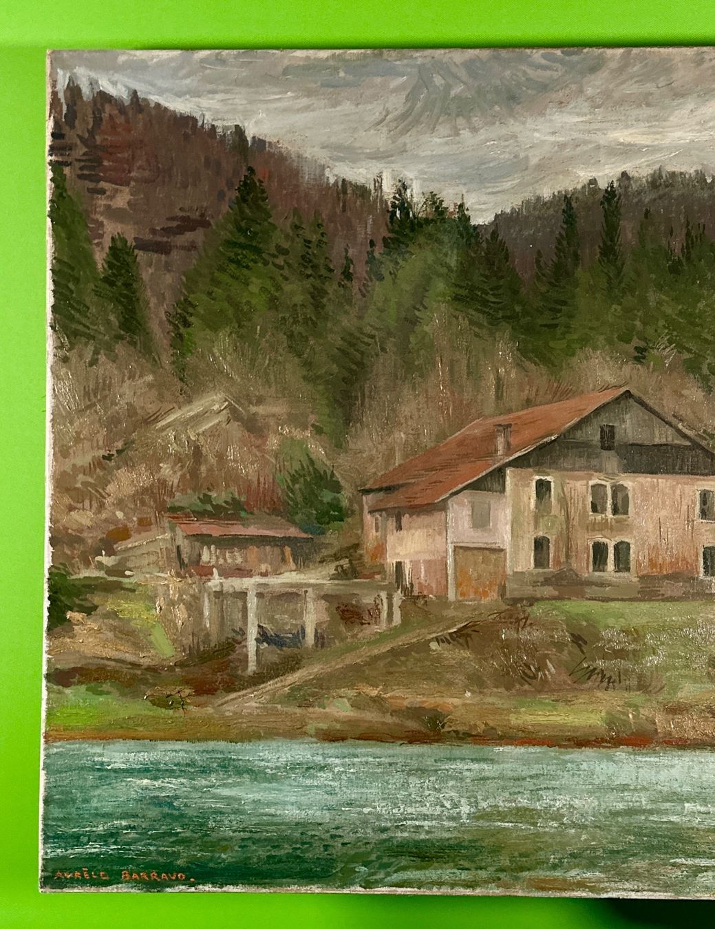 Dipinti: Aurèle René Barraud grosses Gemälde – Usato da Horgen venduto da eli_9xdn 2