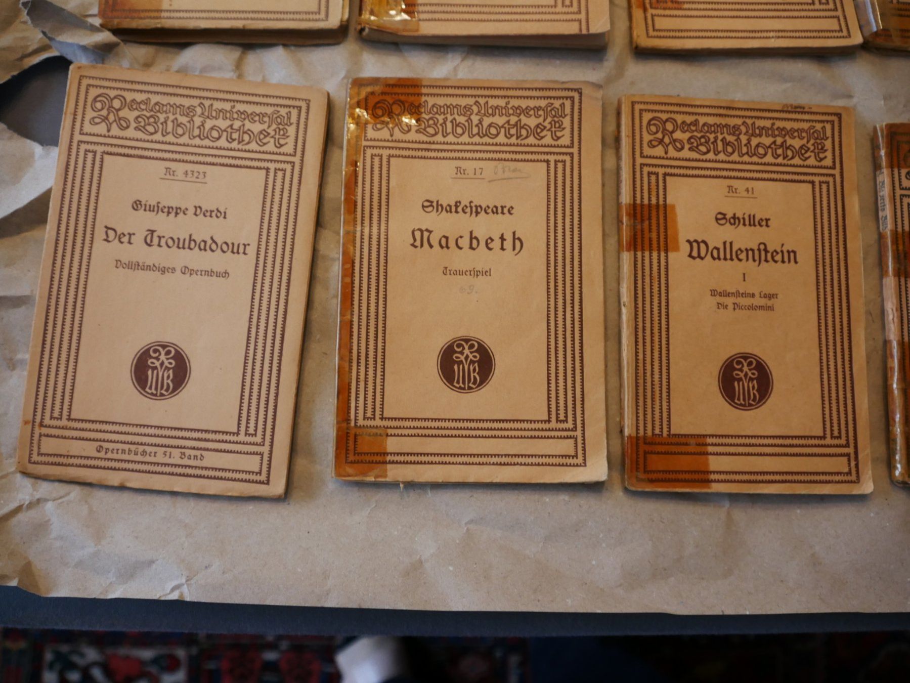 Libri: Konvolut 11 alte Reclam Büchlein – Usato da Gränichen venduto da Nimmersatt 3