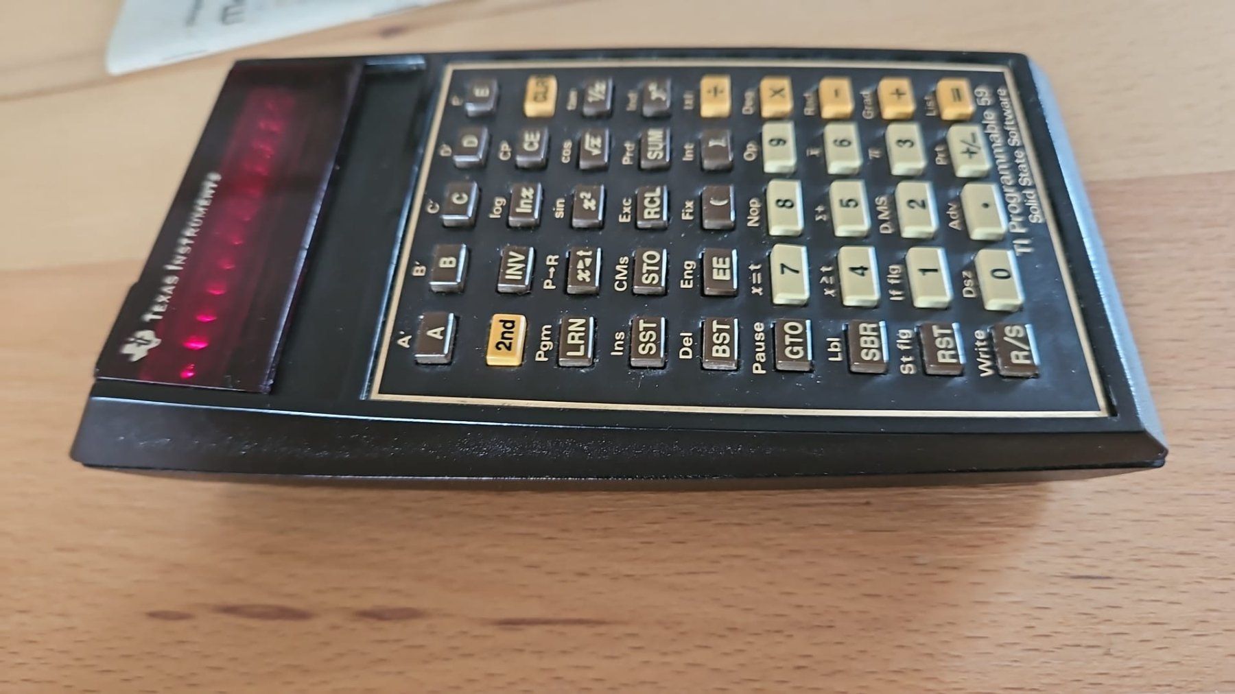 Texas Instruments Calcolatrici tascabili: TI-59, Master Lib Modul,Texas Instruments,Standard Batterien – Usato da Mauren TG venduto da nochbilligerjakob 5