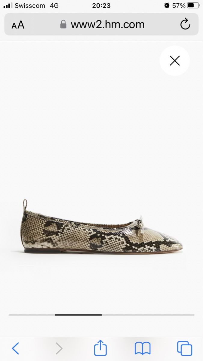 H&M Scarpe da donna: H&M Schlangenprint Ballerinas 39 – Nuovo (secondo la descrizione) da Wettingen venduto da ABBA-Retro 2