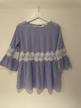 Sommerbluse mit Streifen