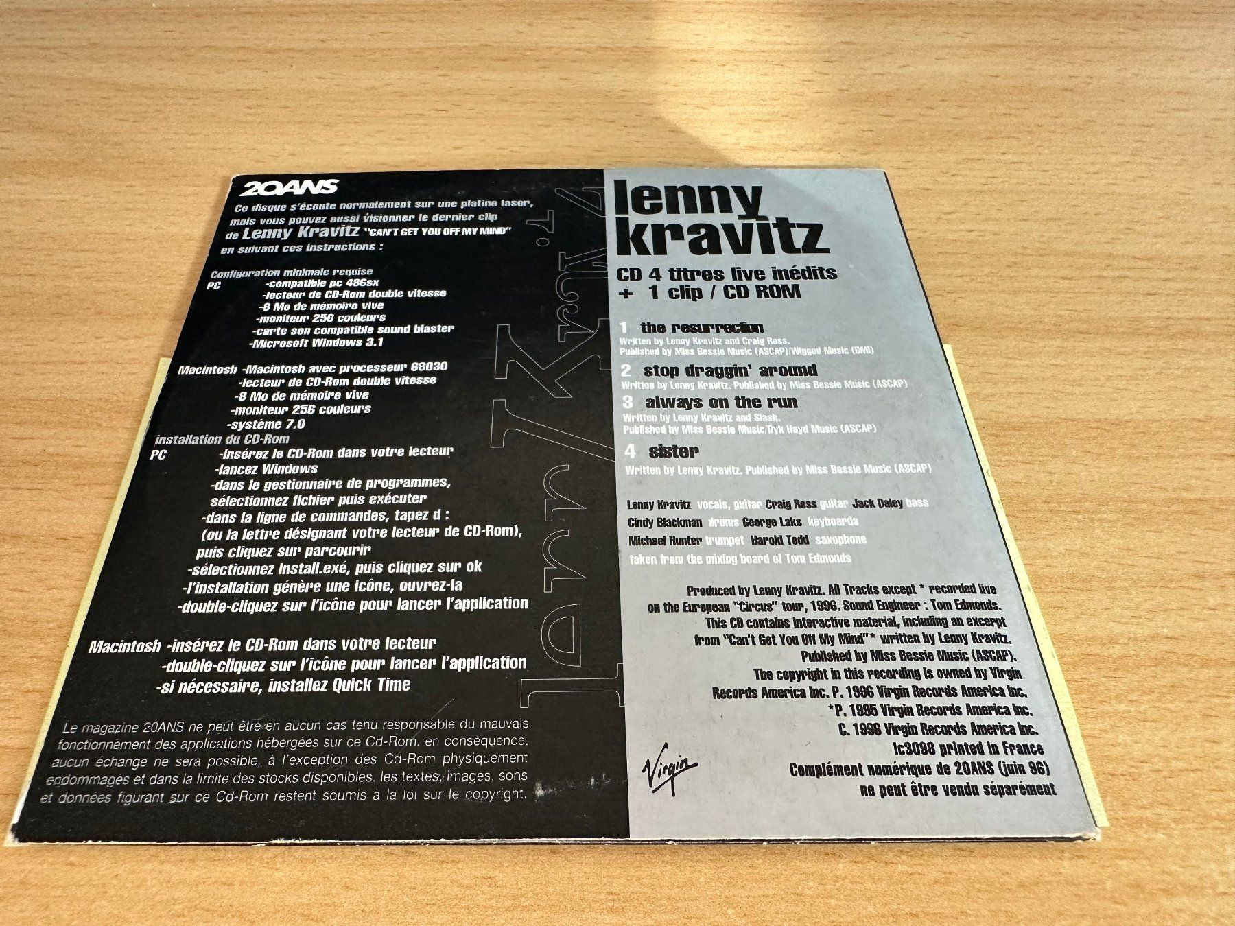 CD: Lenny Kravitz – Édition Limitée - Maxi CD – Usato da Rikon im Tösstal venduto da Alpenmutz 1