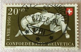 Nr.B 48 GESTEMPELT 1950  ﻿  