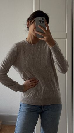 Kaschmirpullover Gr. M beige von Mango Selection